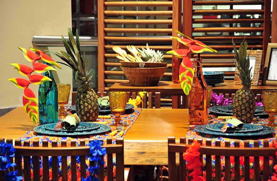 Mostra de Arquitetura e Decoração - mostra mesas decoradas hawaii 2013 3